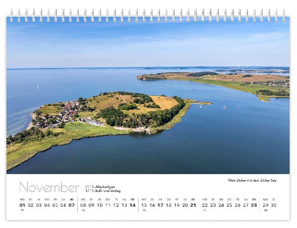 Kalender Rügen Luftaufnahmen kompakt 2027