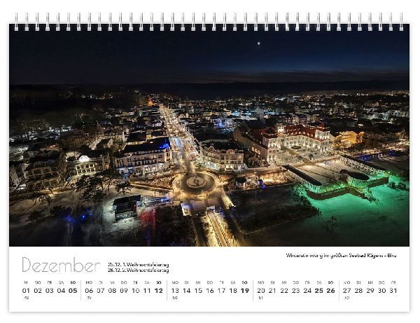 Kalender Rügen Luftaufnahmen kompakt 2027