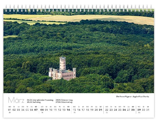 Kalender Rügen Luftaufnahmen kompakt 2027