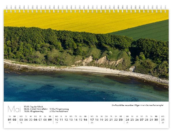 Kalender Rügen Luftaufnahmen kompakt 2027