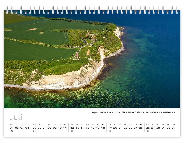 Kalender Rügen Luftaufnahmen kompakt 2027