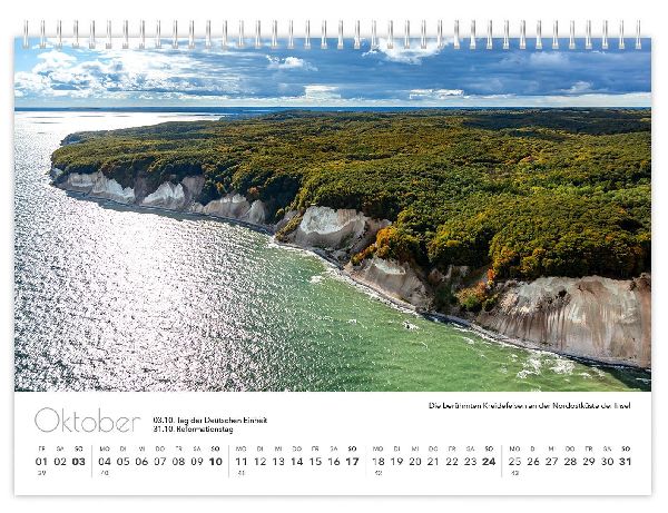 Kalender Rügen Luftaufnahmen kompakt 2027
