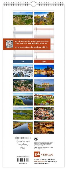 Küchenkalender Dresden und Umgebung 2027
