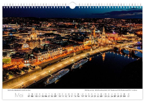 Kalender Sachsen von oben 2027 - Luftaufnahmen