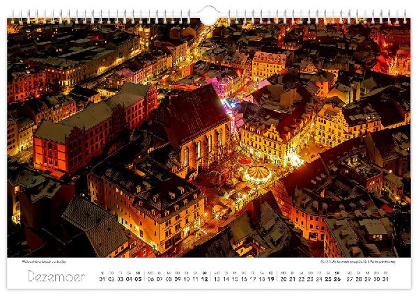 Kalender Sachsen von oben 2027 - Luftaufnahmen