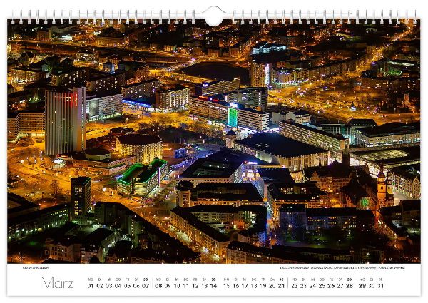 Kalender Sachsen von oben 2027 - Luftaufnahmen