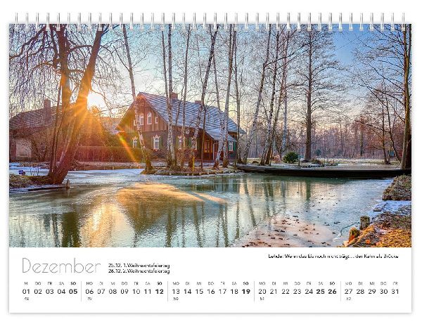 Kalender Spreewald kompakt - Peter Becker 2027