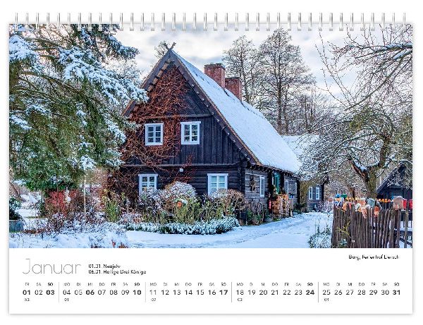 Kalender Spreewald kompakt - Peter Becker 2027