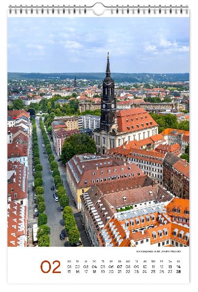 Kalender Dresden und Sächsische Schweiz 2027