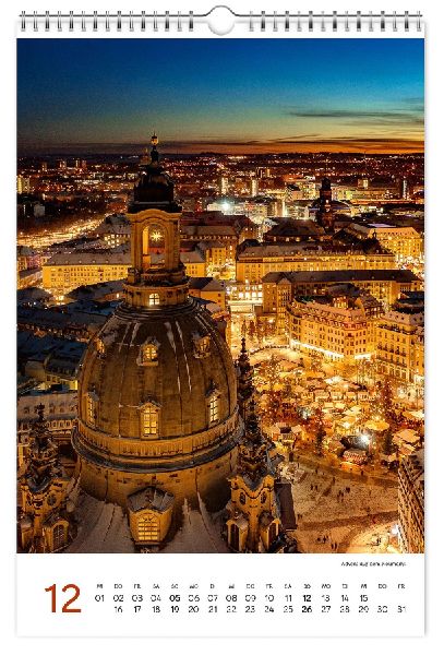 Kalender Dresden und Sächsische Schweiz 2027