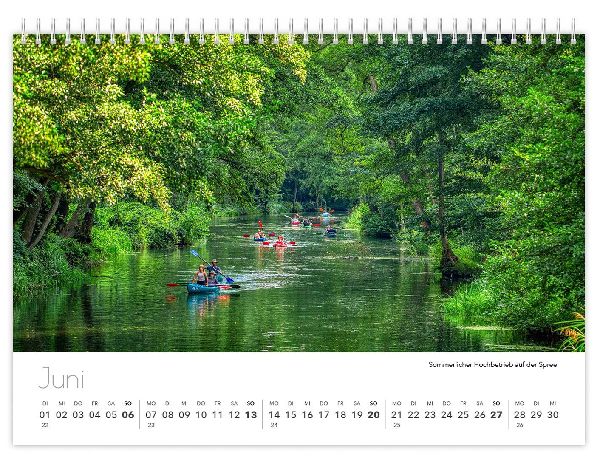 Kalender Spreewald kompakt - Peter Becker 2027