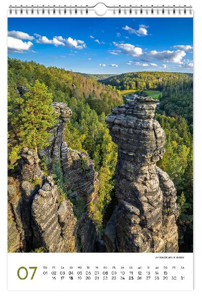 Kalender Dresden und Sächsische Schweiz 2027