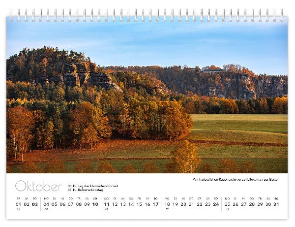 Kalender Sächsische Schweiz kompakt 2027