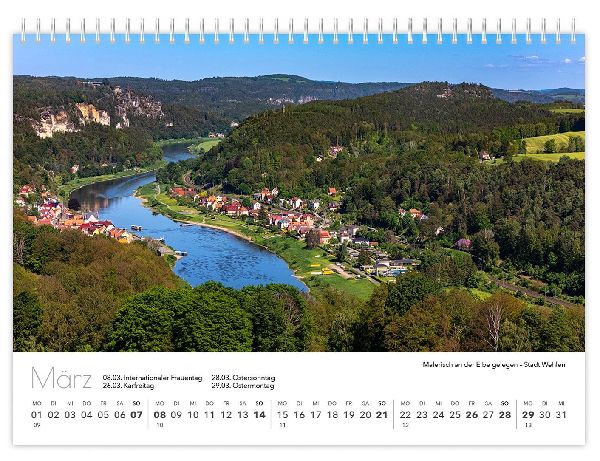 Kalender Sächsische Schweiz kompakt 2027