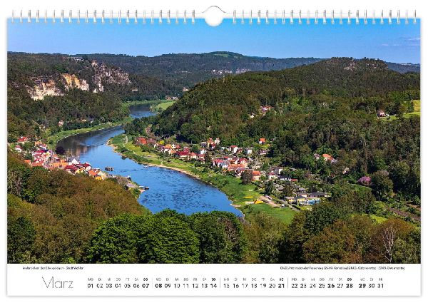 Kalender Sächsische Schweiz 2027
