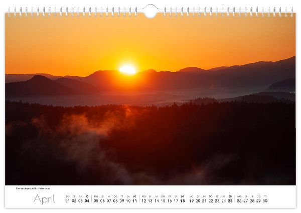 Kalender Sächsische Schweiz 2027