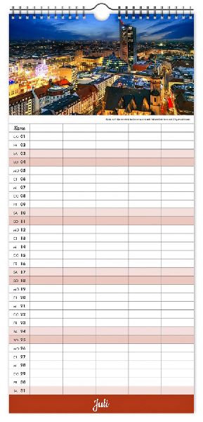 Kalender Familienplaner Leipzig 2027