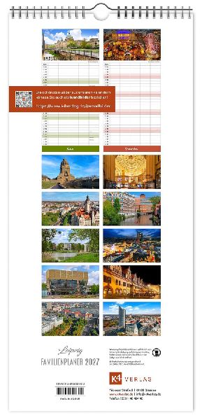 Kalender Familienplaner Leipzig 2027