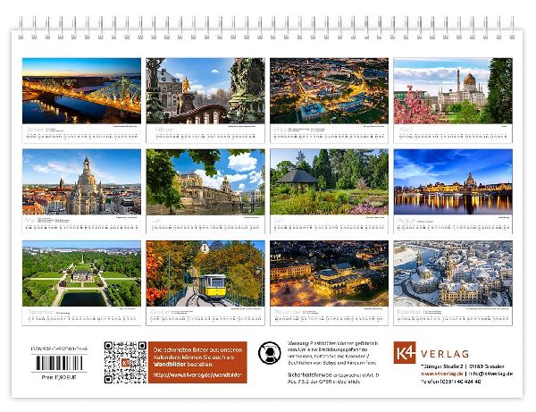 Kalender Dresden Elbflorenz kompakt 2027