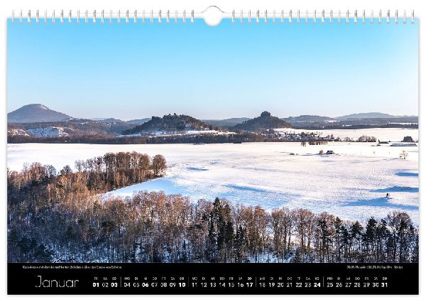 Kalender Sächsische Schweiz Luftaufnahmen 2027