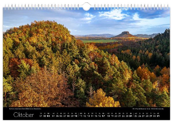 Kalender Sächsische Schweiz Luftaufnahmen 2027
