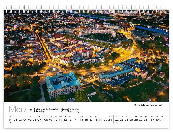 Kalender Dresden Elbflorenz kompakt 2027