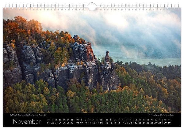 Kalender Sächsische Schweiz Luftaufnahmen 2027