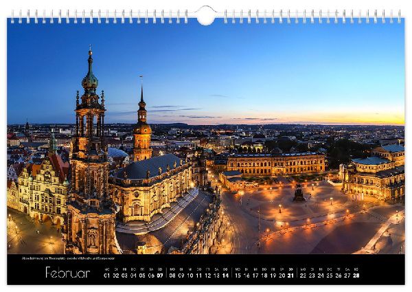 Kalender Dresden Luftaufnahmen 2027