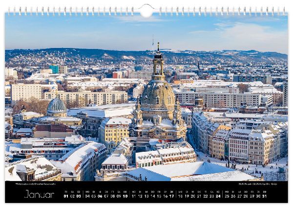 Kalender Dresden Luftaufnahmen 2027