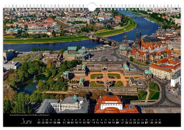 Kalender Dresden Luftaufnahmen 2027