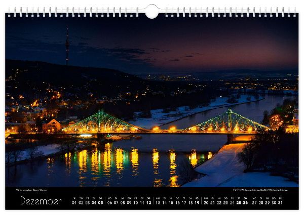 Kalender Dresden Luftaufnahmen 2027