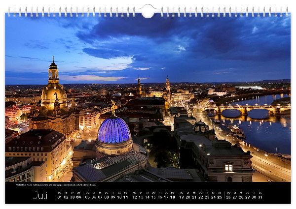 Kalender Dresden Luftaufnahmen 2027