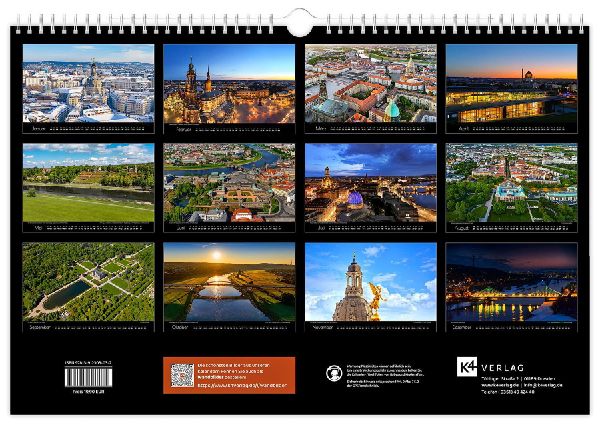 Kalender Dresden Luftaufnahmen 2027