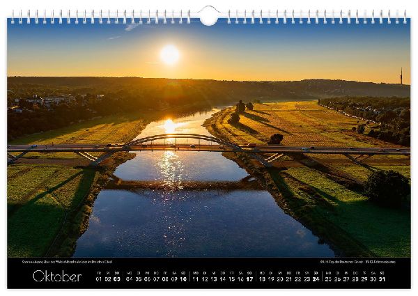 Kalender Dresden Luftaufnahmen 2027