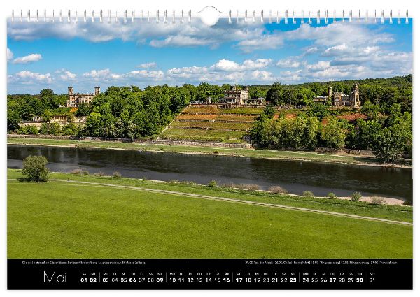 Kalender Dresden Luftaufnahmen 2027
