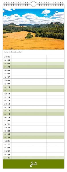 Küchenkalender Sächsische Schweiz 2027