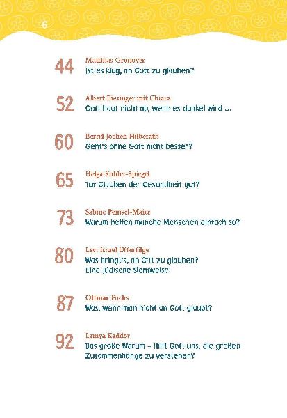 Was bringt's, an Gott zu glauben?