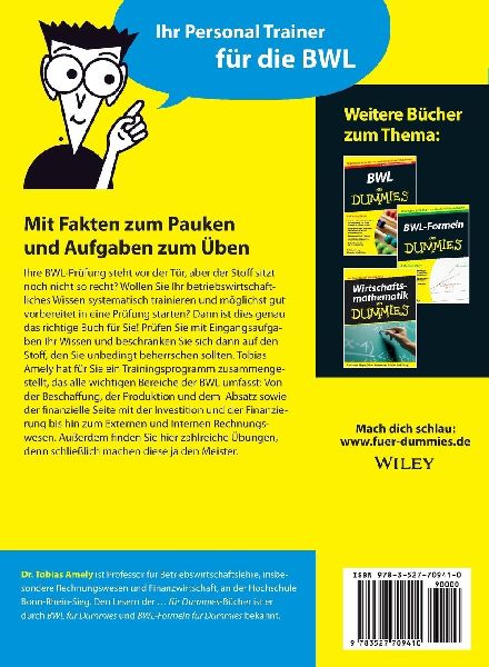 BWL Trainingsbuch für Dummies