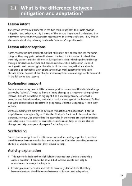 Discover Geography Teacher's Guide 9
