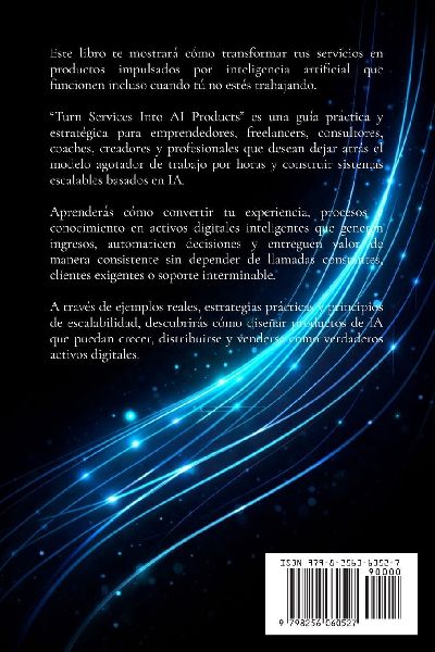 Convierte Servicios en Productos de Inteligencia Artificial