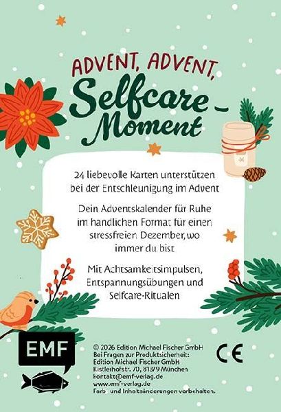 Adventskalender-Kartenset: Selfcare-Momente für meinen Advent