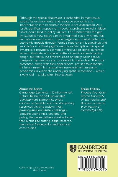 The Spatial Dimension In Environmental and Resource Economics