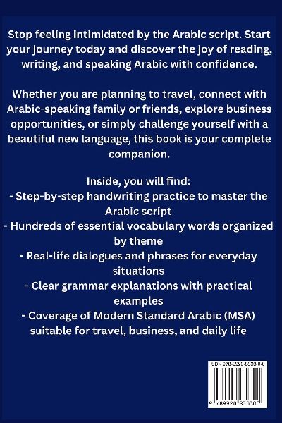 Learn Arabic A Self-Study Structured Course To Spoken Arabic