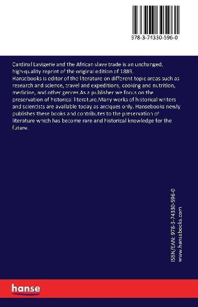 Cardinal Lavigerie and the African slave trade