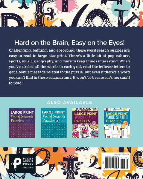 Large Print Word Search Puzzles 5