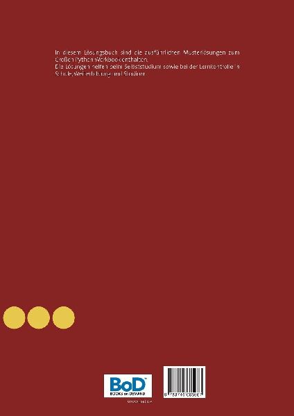 Lösungen zum großen Python-Workbook
