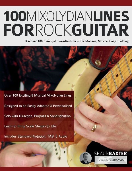 100 Mixolydian Lines for Rock Guitar