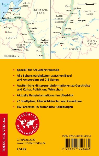 TRESCHER Reiseführer Flusskreuzfahrten Rhein