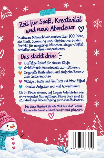 Mein kreatives Mitmachbuch für Mädchen ab 8 Jahren: