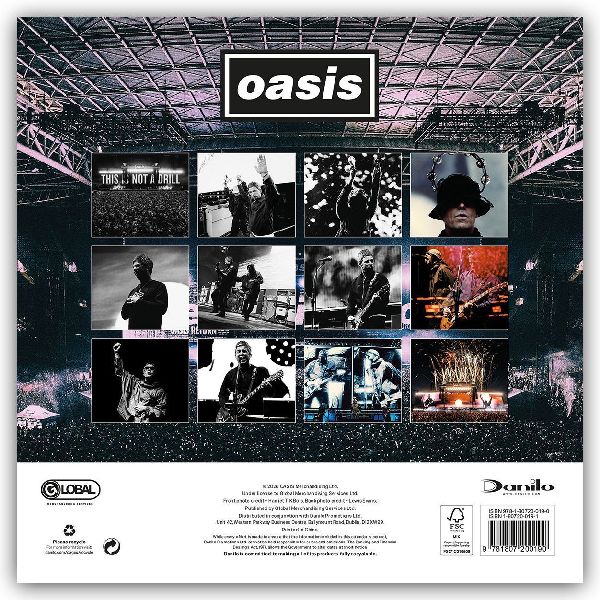 Oasis - Offizieller Kalender 2027